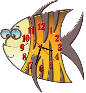 Часы "Рыба 3"