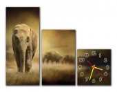 Часы "Слоны"